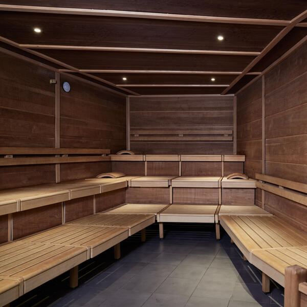 Sauna inklusive im Partnerhotel