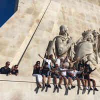 Gruppenfoto vom Management Ausflug nach Lisbon